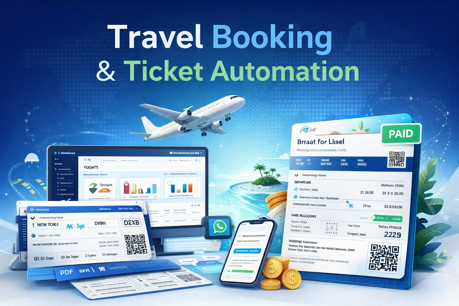 Travel Booking & Ticket Automation